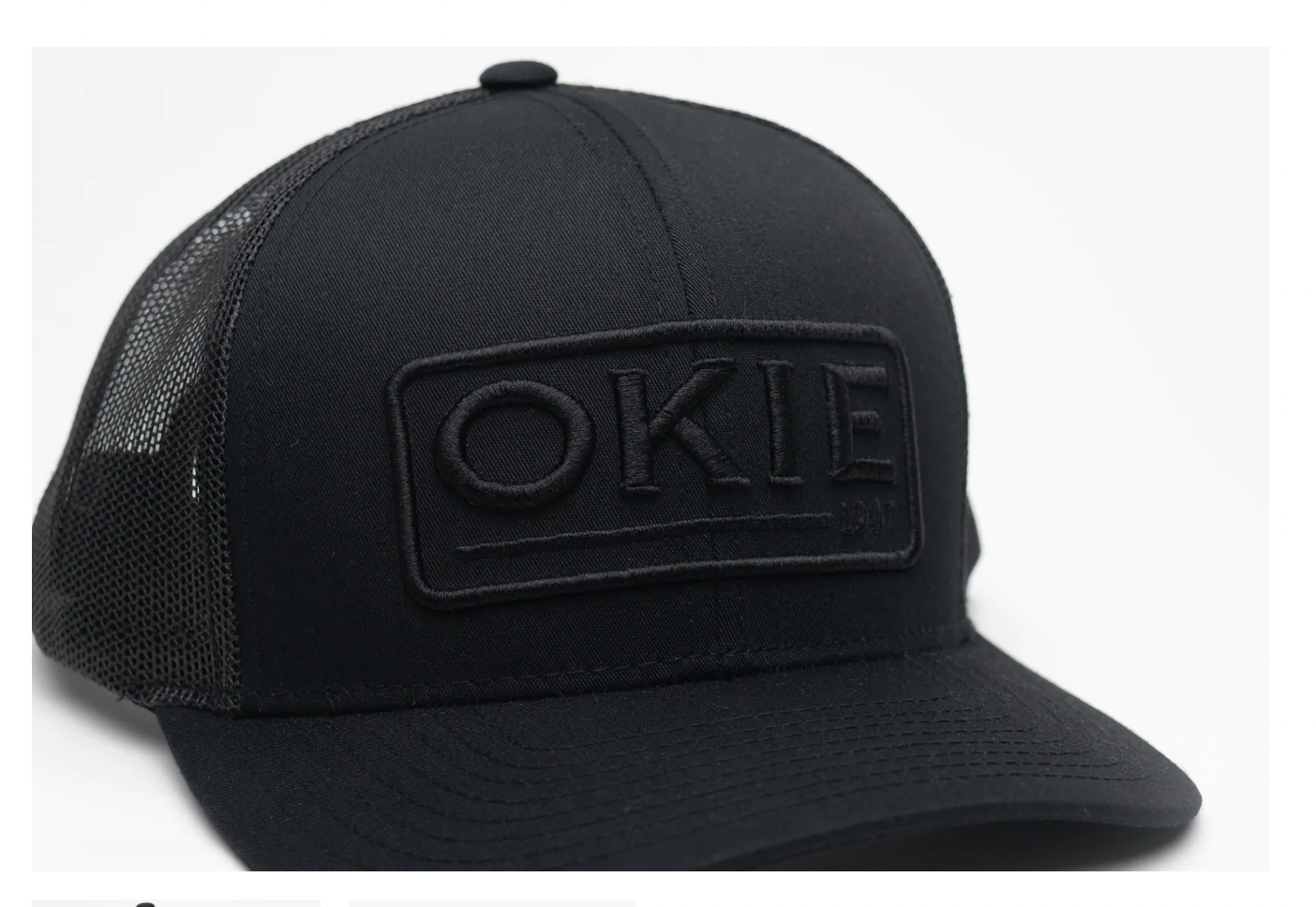 Blacked Out Mesh Back Hat