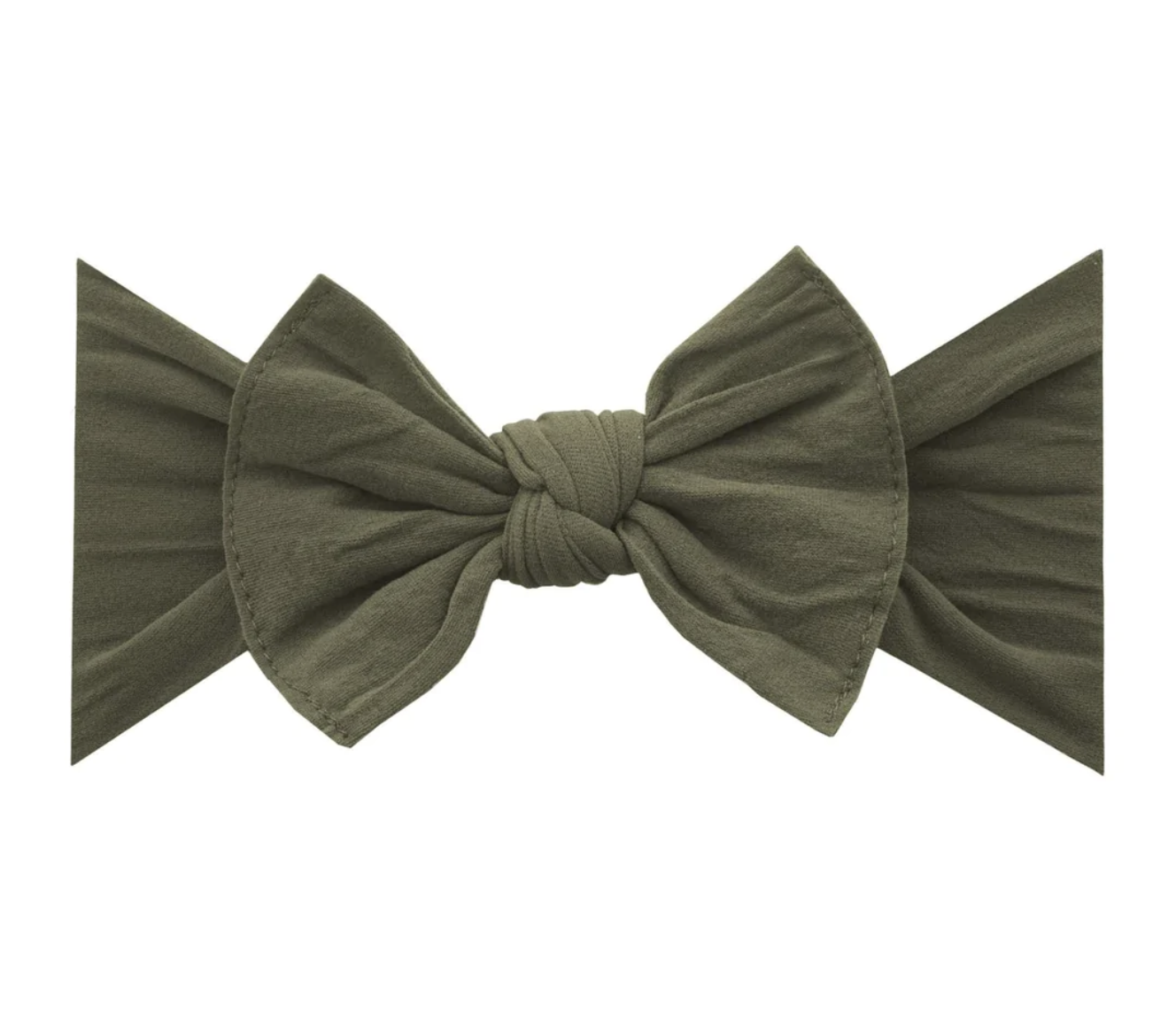 Baby Bling Cable Knit Knot: Army Green