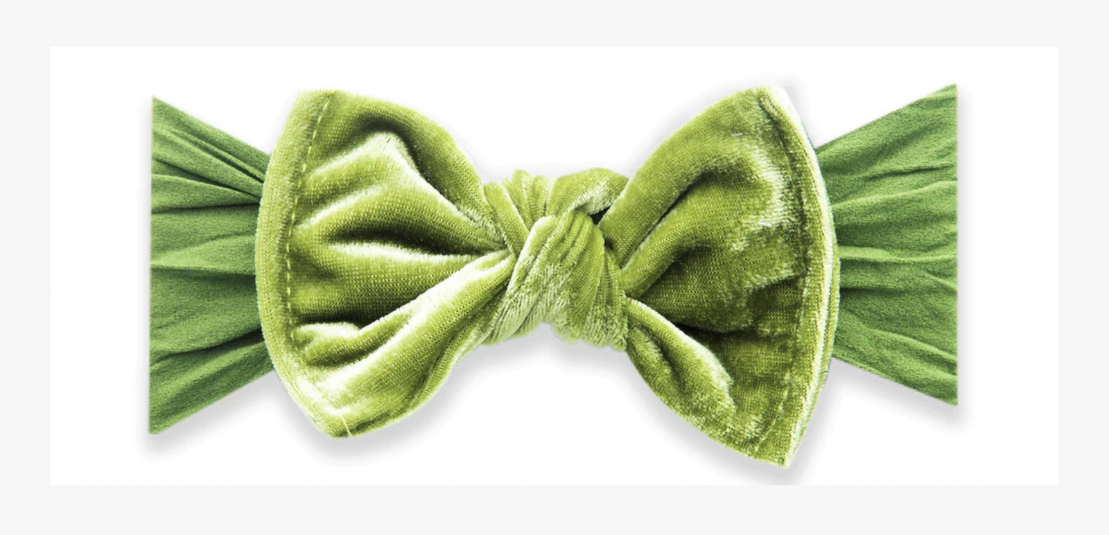 Velvet Knot Headband Peridot