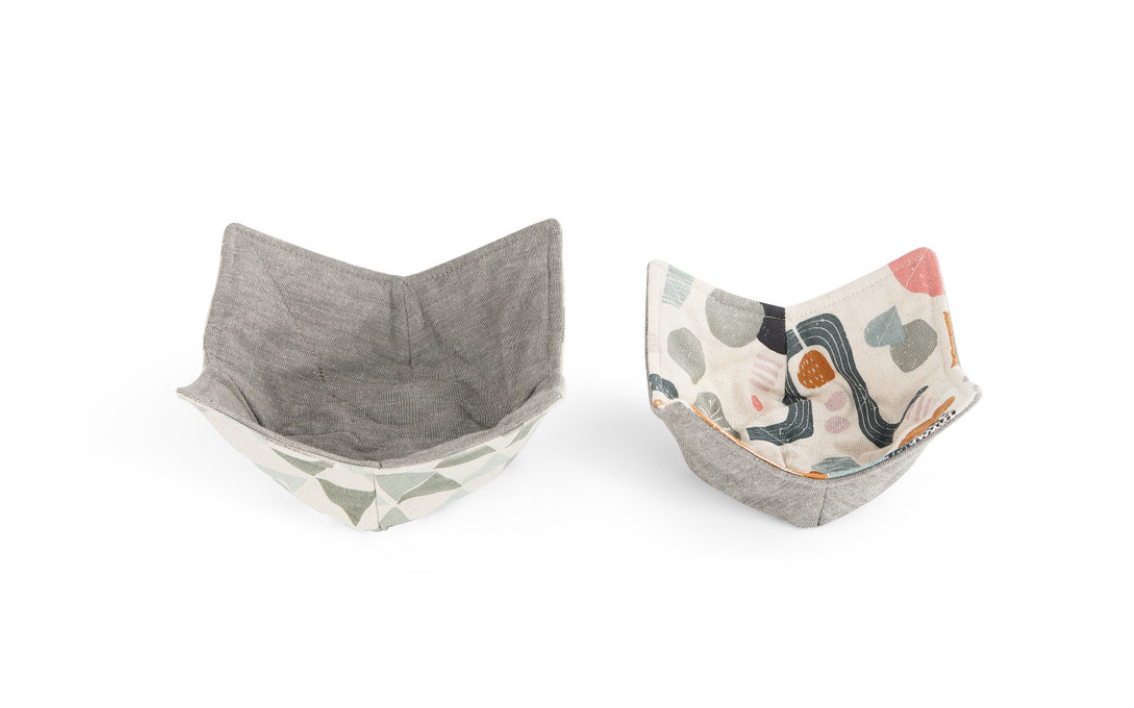 Bowl Cozy Set of Two- Kaleidoscope Print