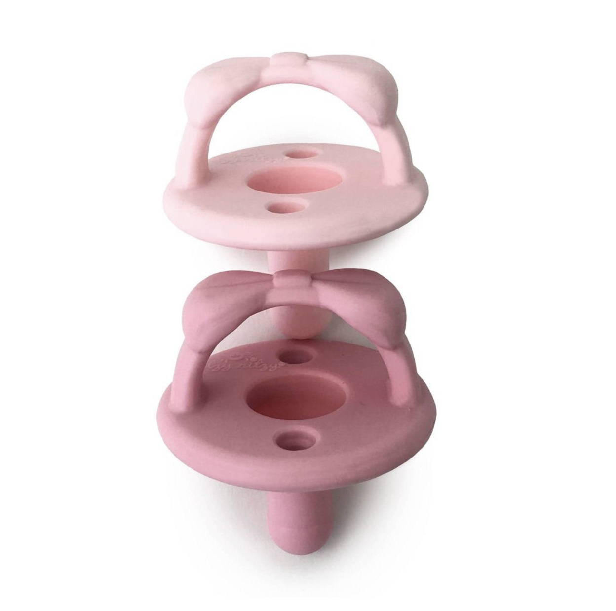 Pink Bows Sweetie Soother Pacifier Set