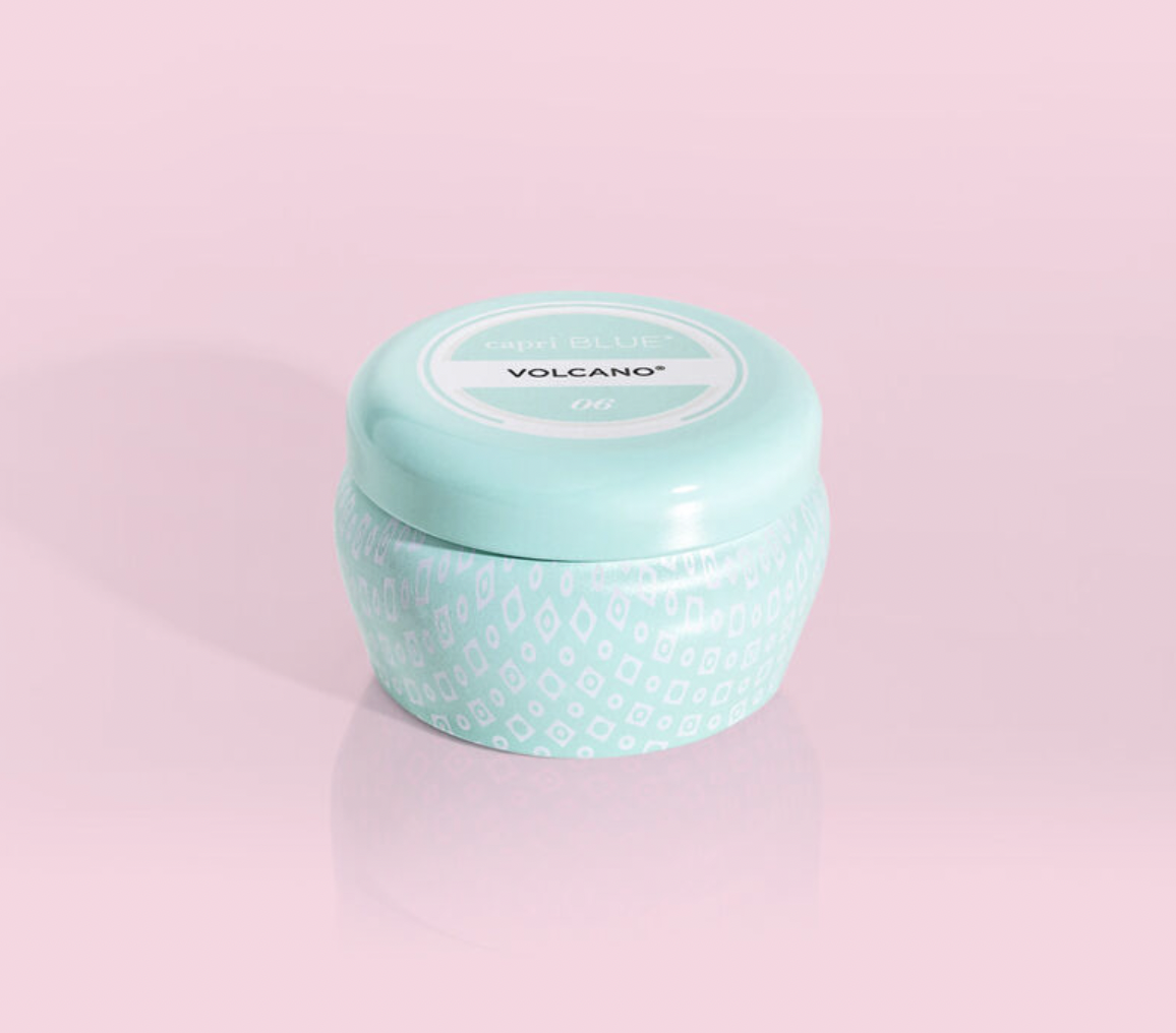 3oz Signature Aqua Mini Tin Volcano Candle