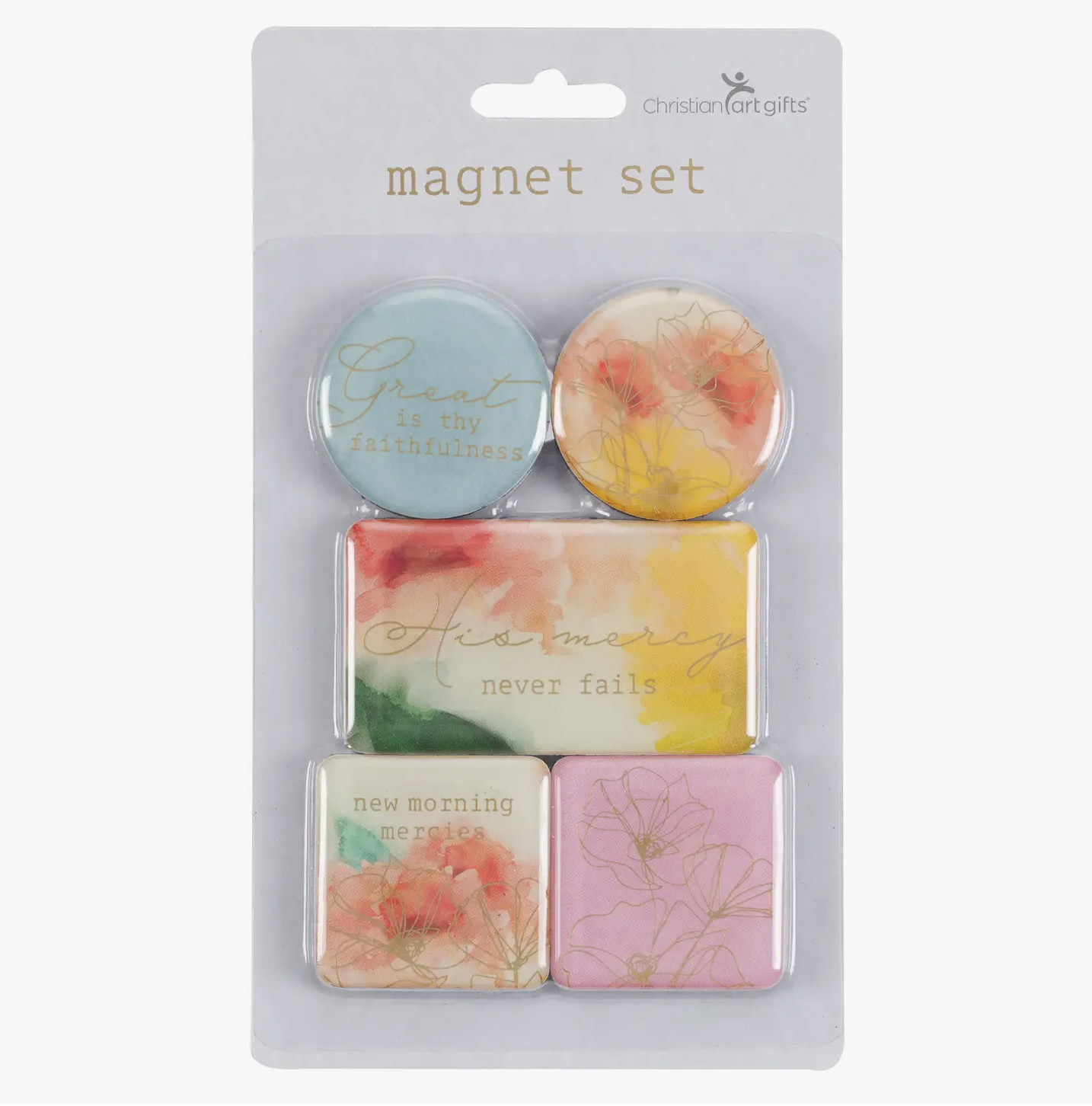 His Mercy Never Fails Magnet Set