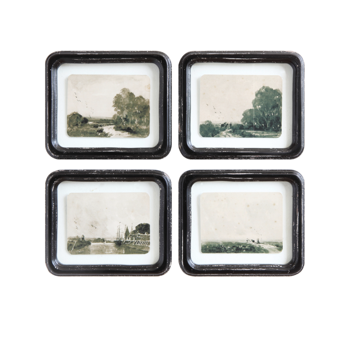 Black Glass Wall Photo Frame