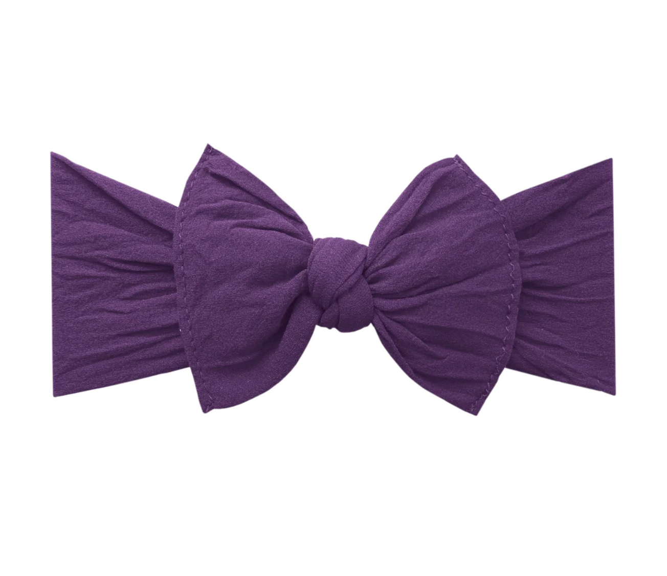 Original Knot Soft Nylon Headband Plum