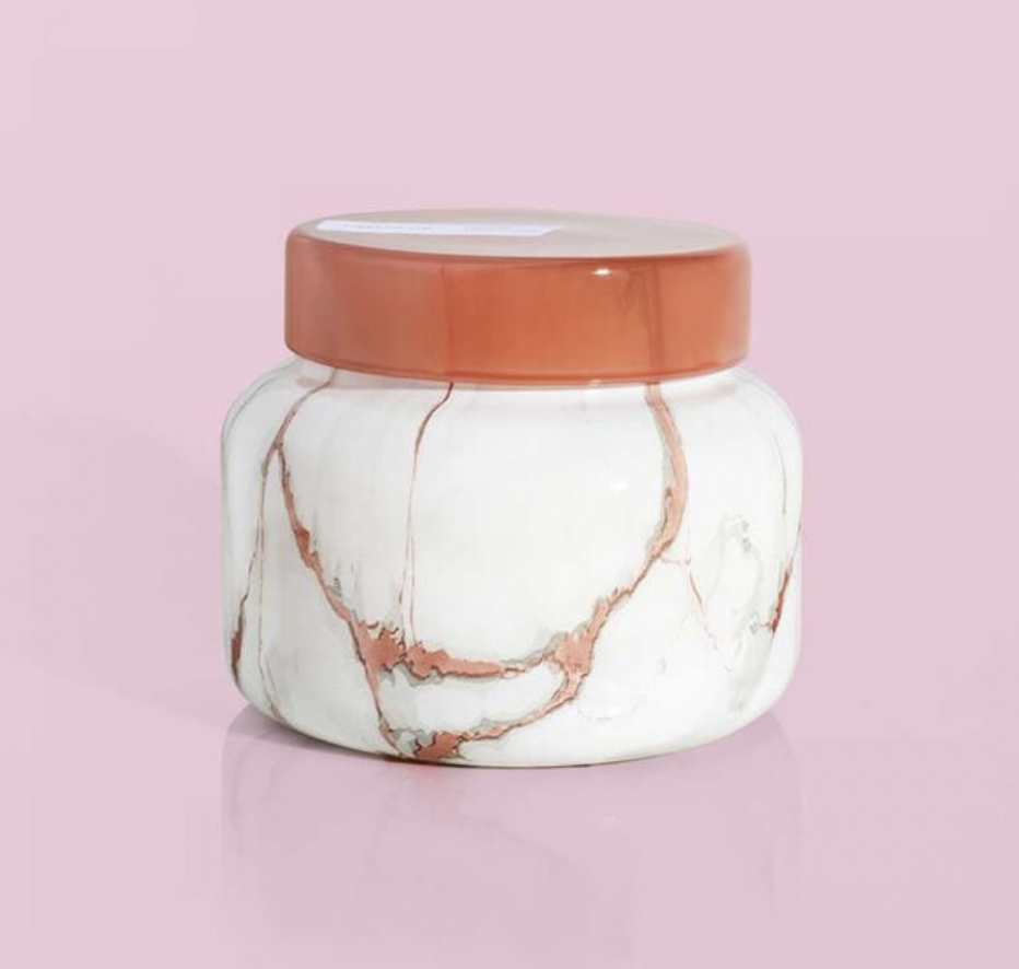 8.5oz Modern Marble Tin Havana Vanilla Candle