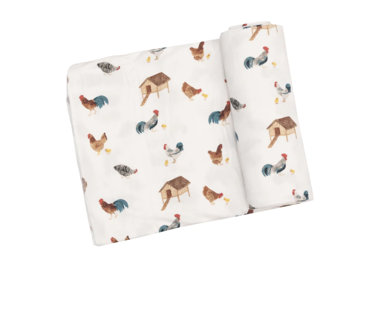 Chicken Coops Swaddle Blanket
