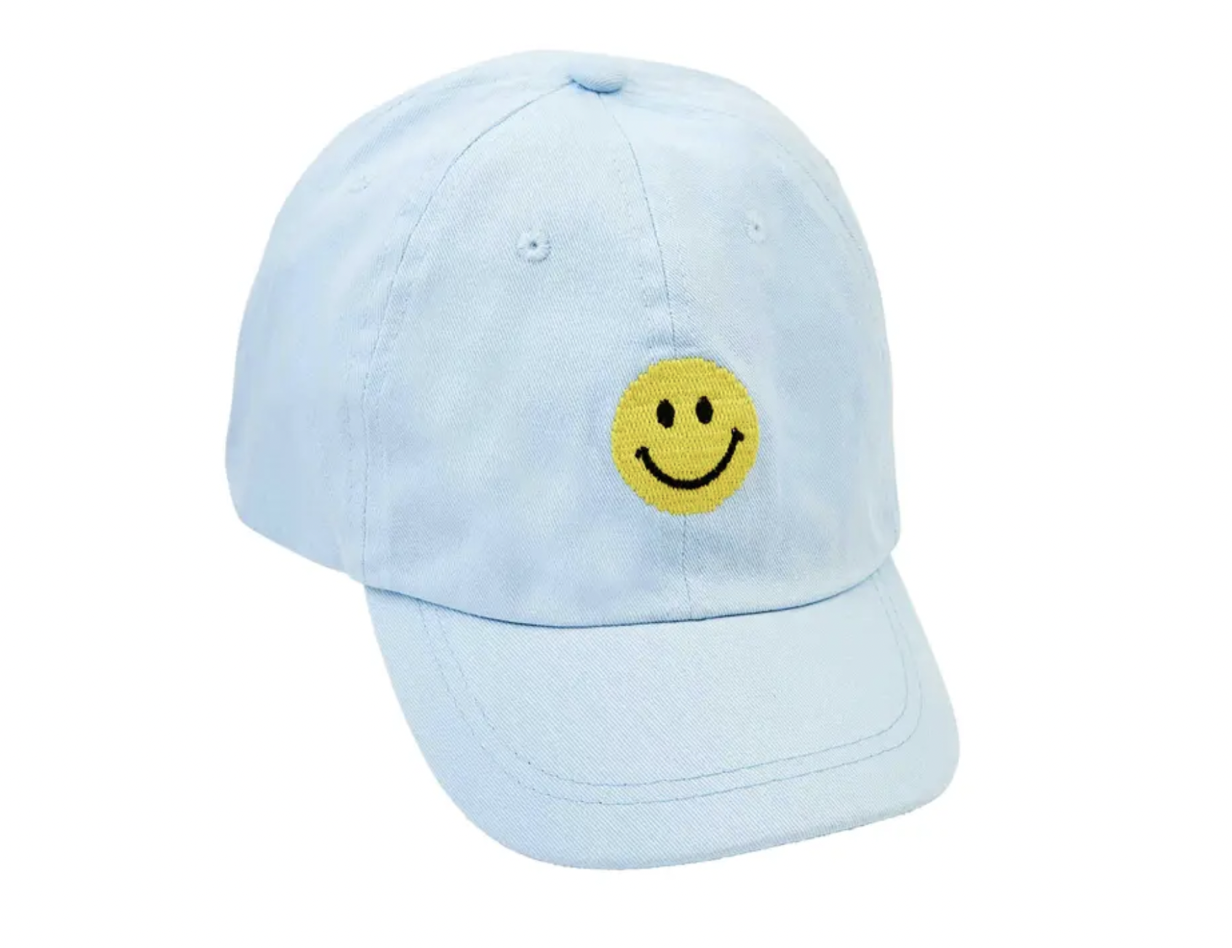 Smiley Face Embroidered Baby Hat