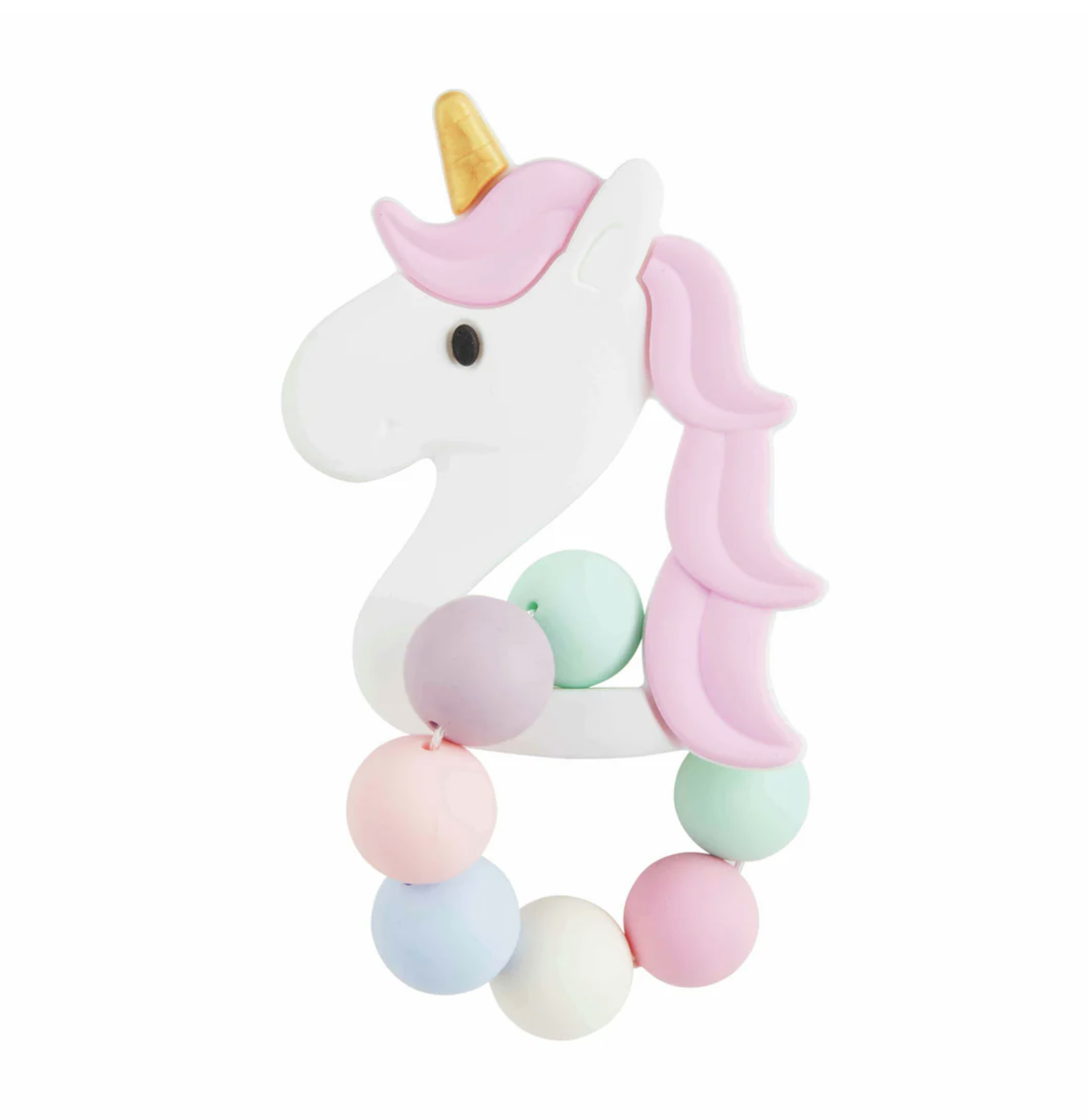 Pink Unicorn Silicone Teether