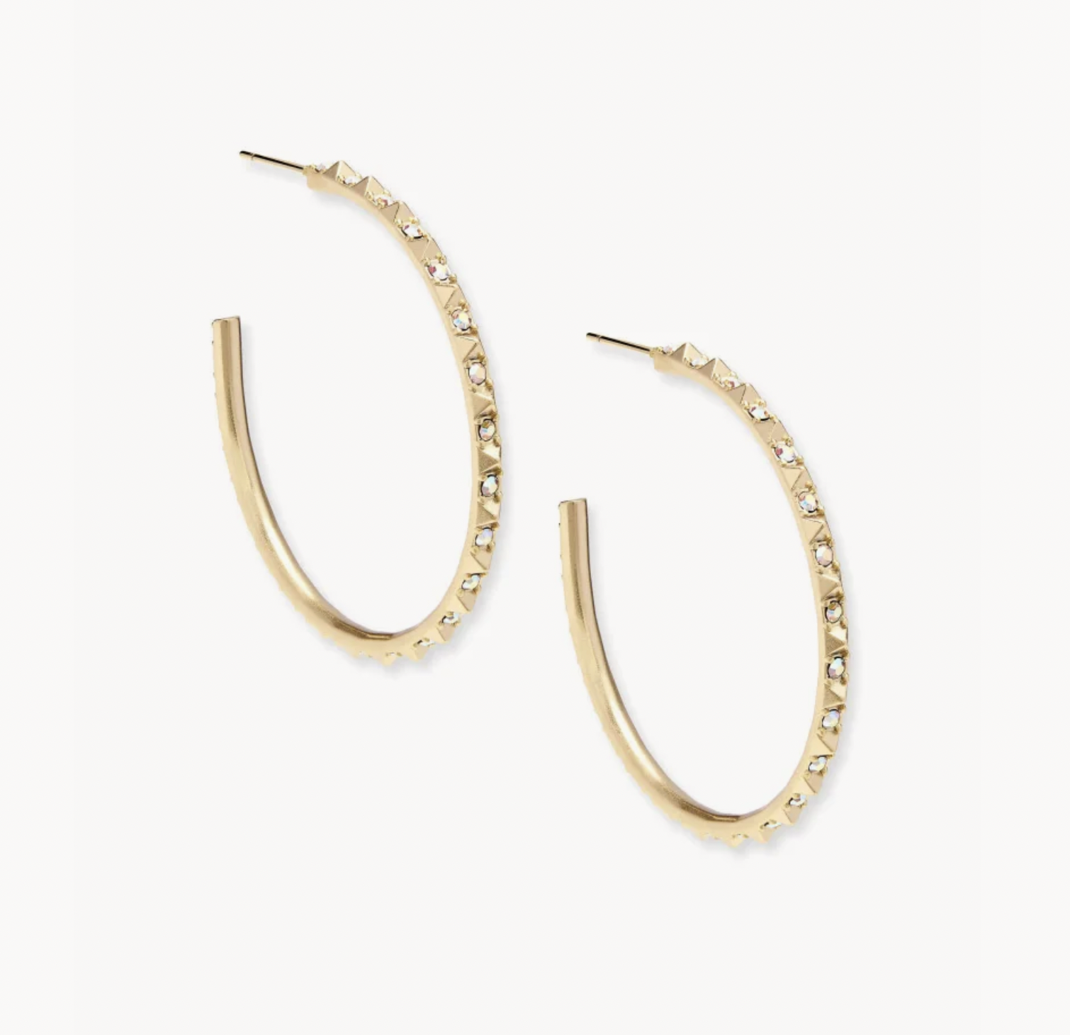 Veronica Earrings- Rhodium Iridescent Crystal