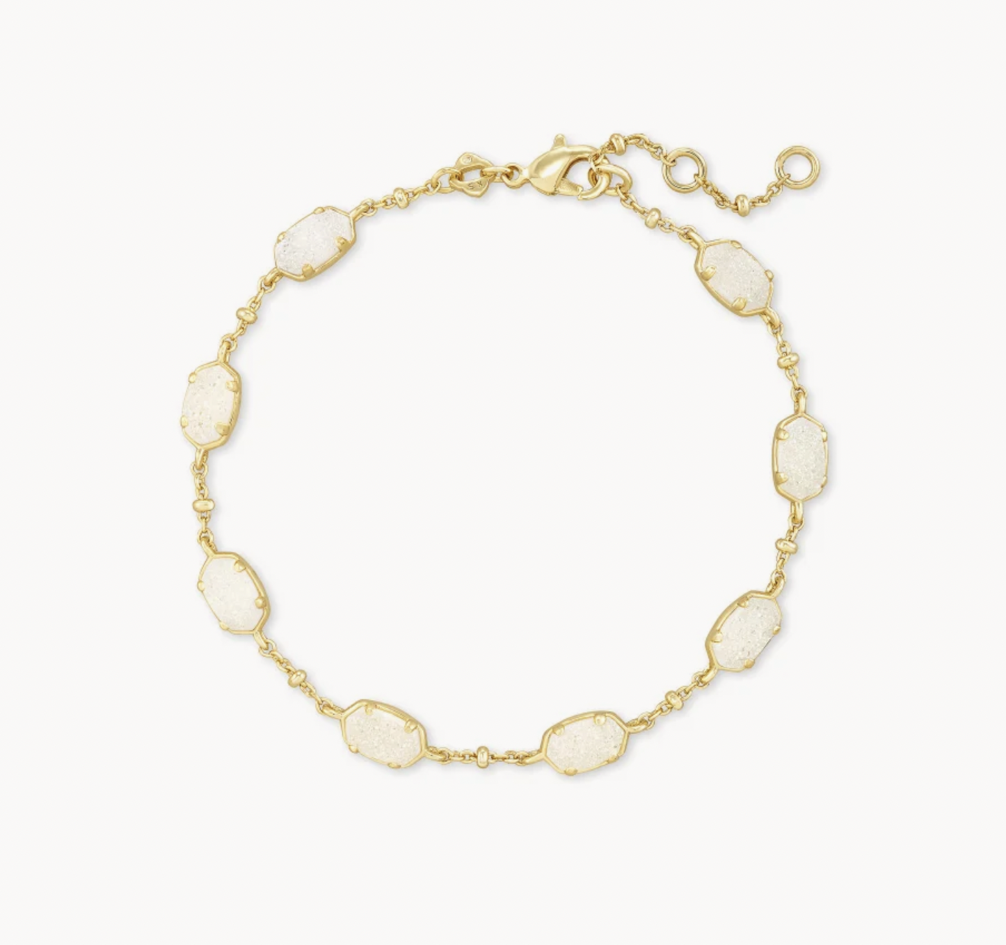 Emilie Link Bracelet- Gold Iridescent Drusy