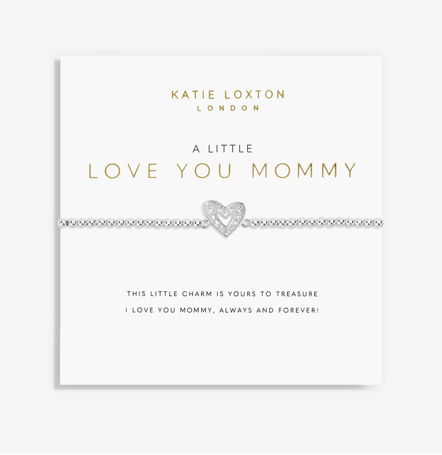 A Little "Love You Mommy" Bracelet