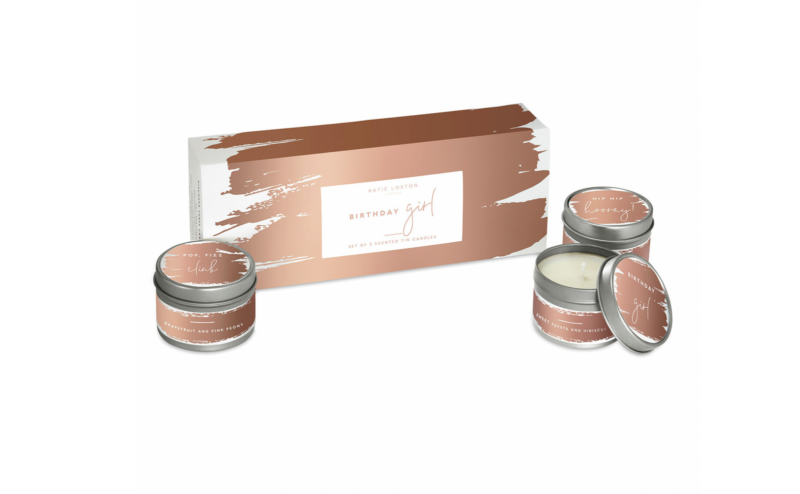 Birthday Girl Trio Candle Gift Box