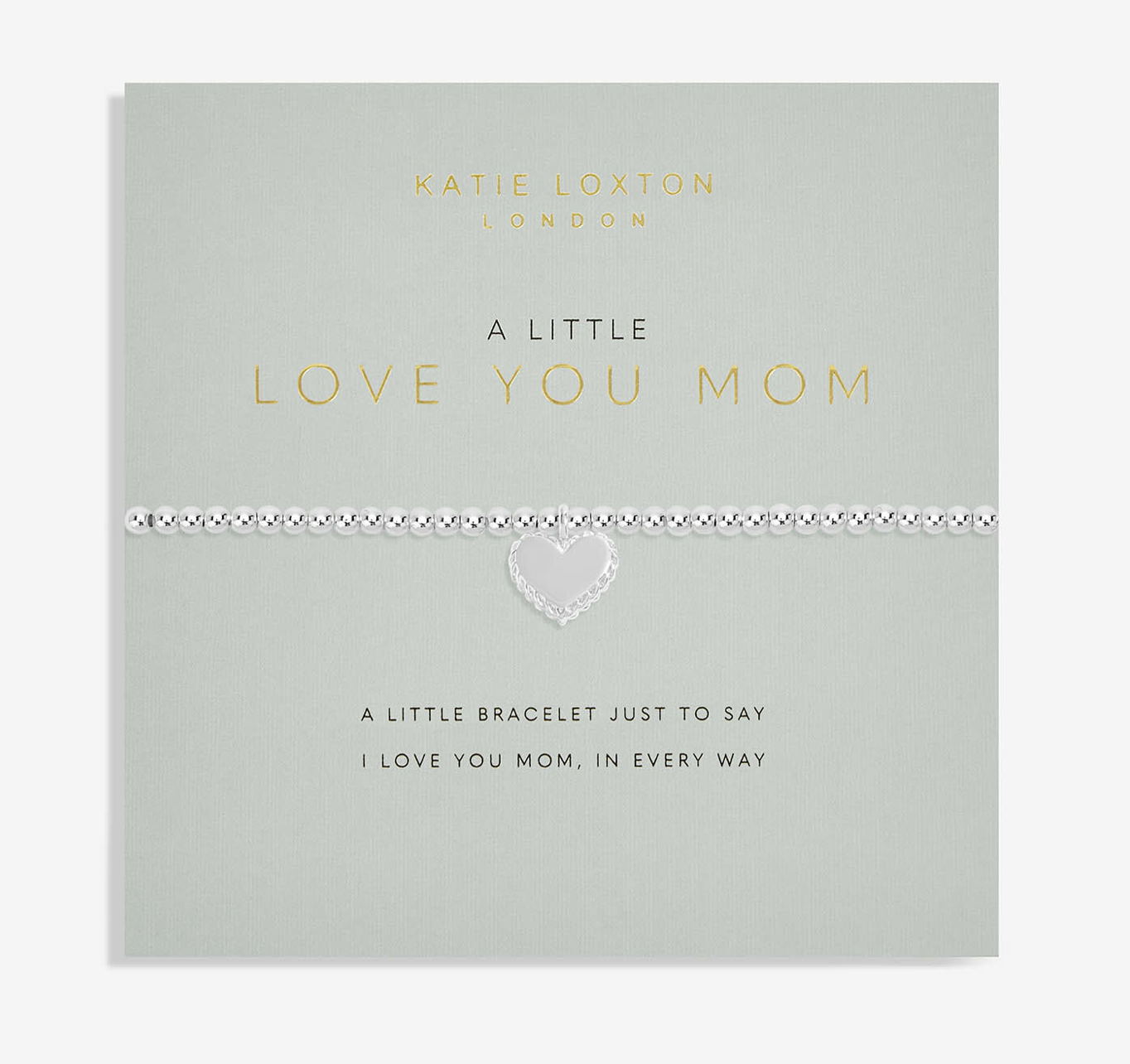A Little "Love You Mom" Bracelet