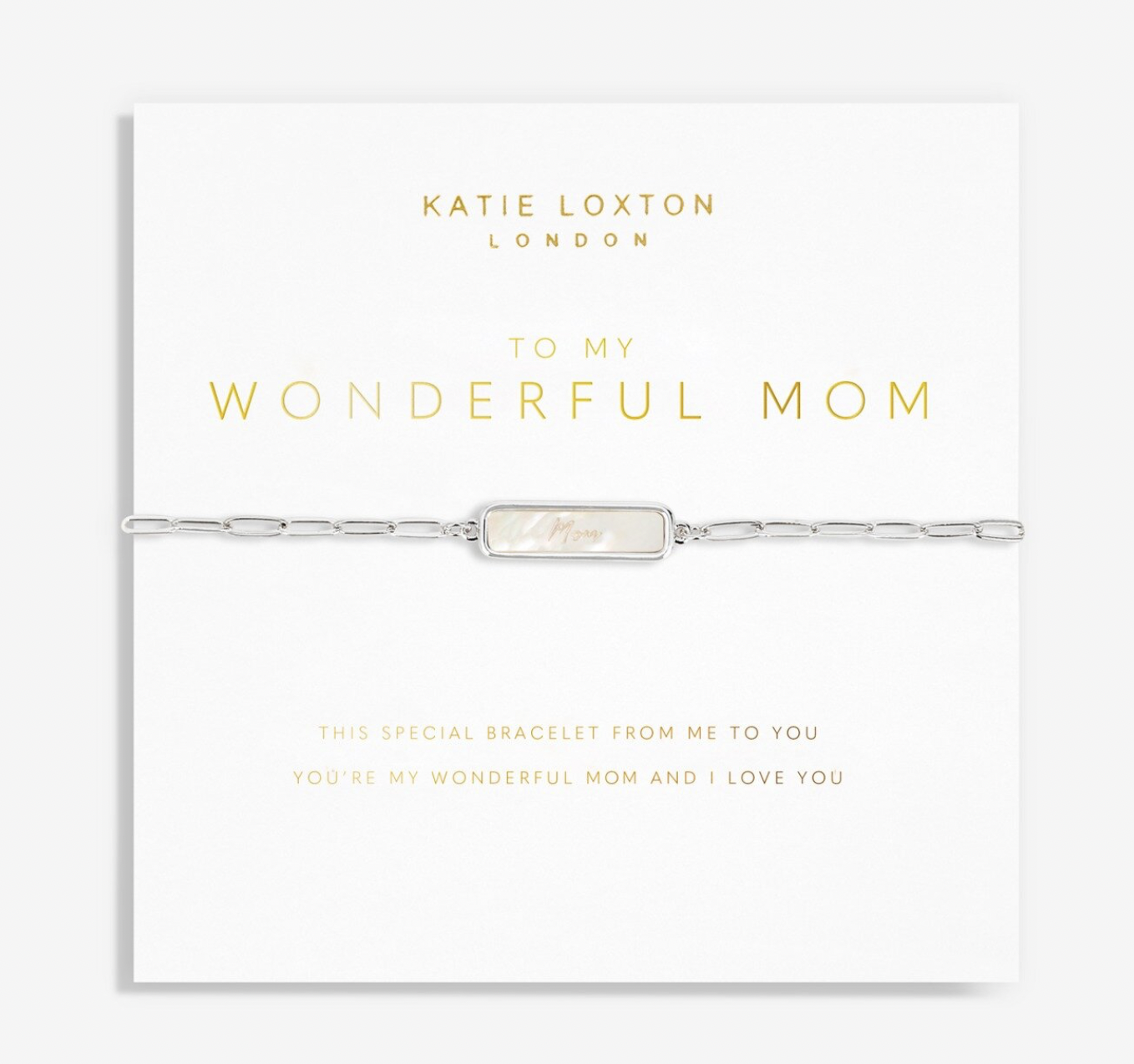 My Moments "To My Wonderful Mom" Bracelet