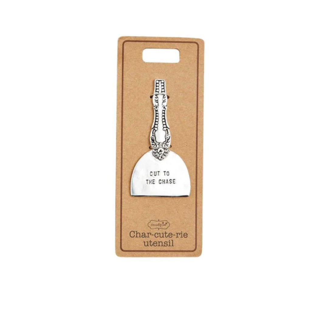 Charcuterie Basket- Silver Plated Cheese Knife