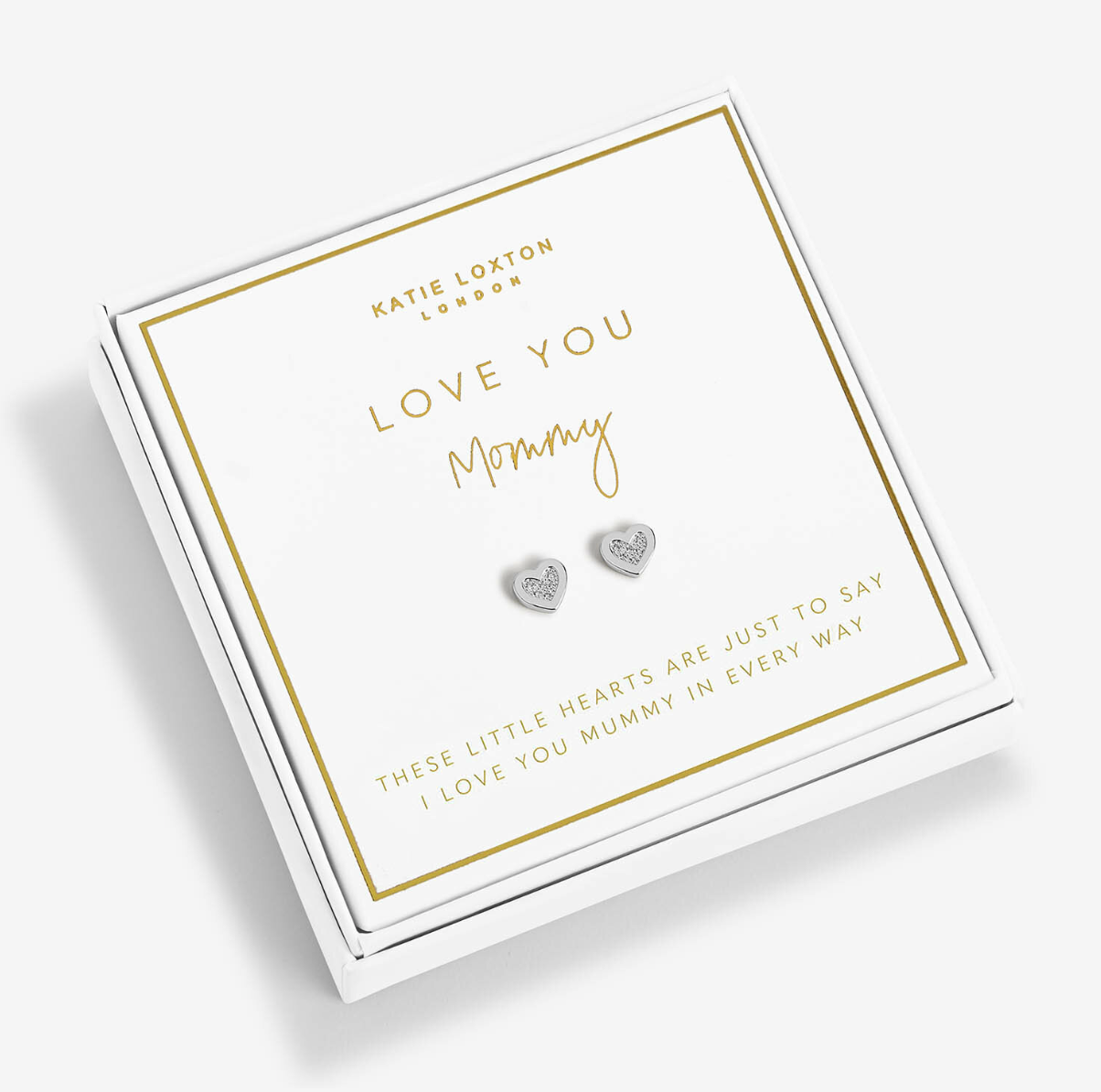 Boxed "Love You Mommy" Earrings
