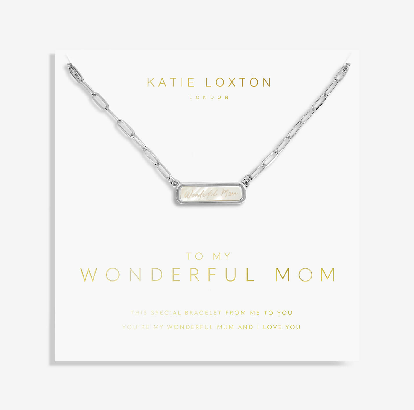 My Moments "To My Wonderful Mom" Necklace