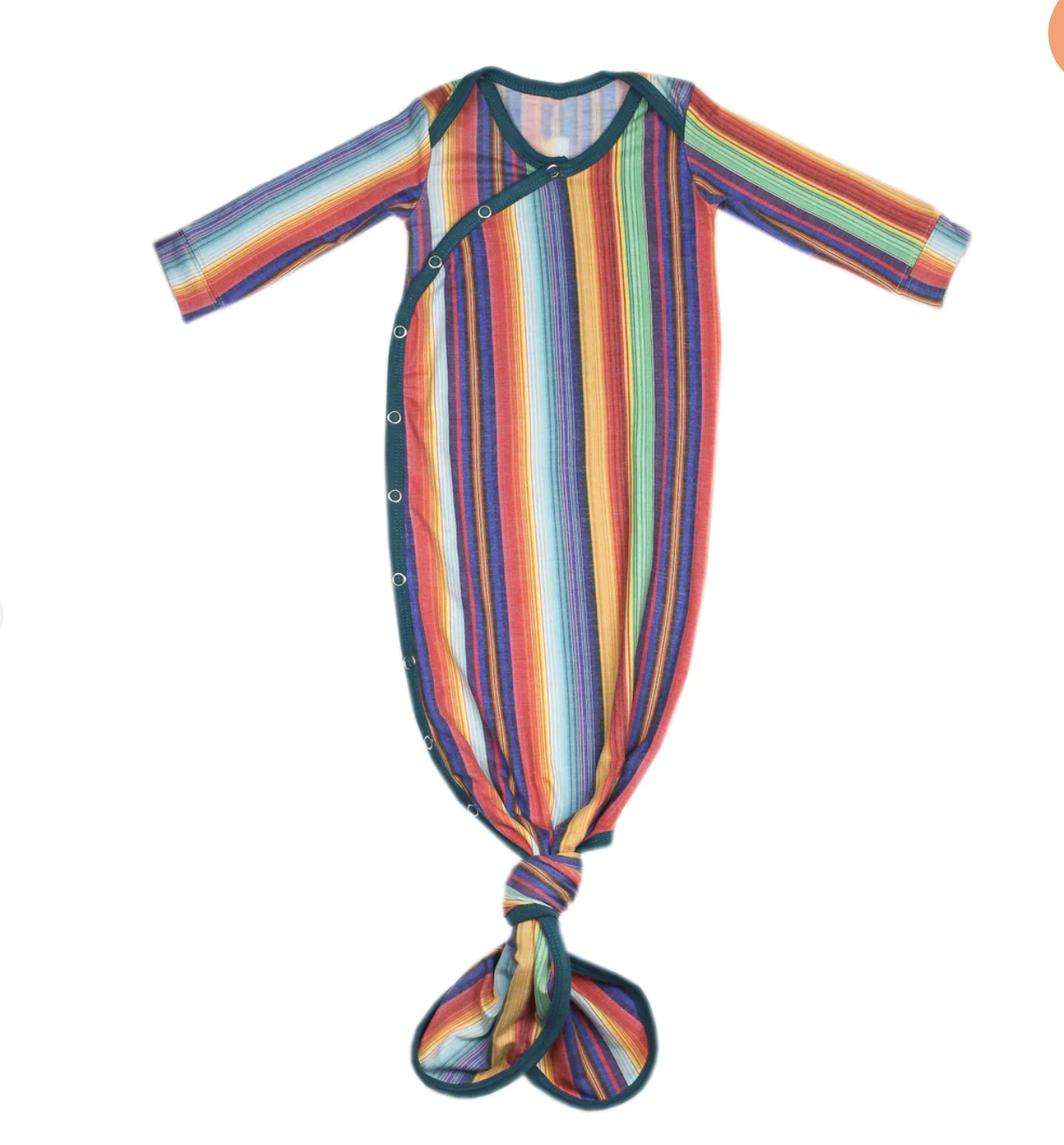 Serape Copper Pearl Knotted Gown