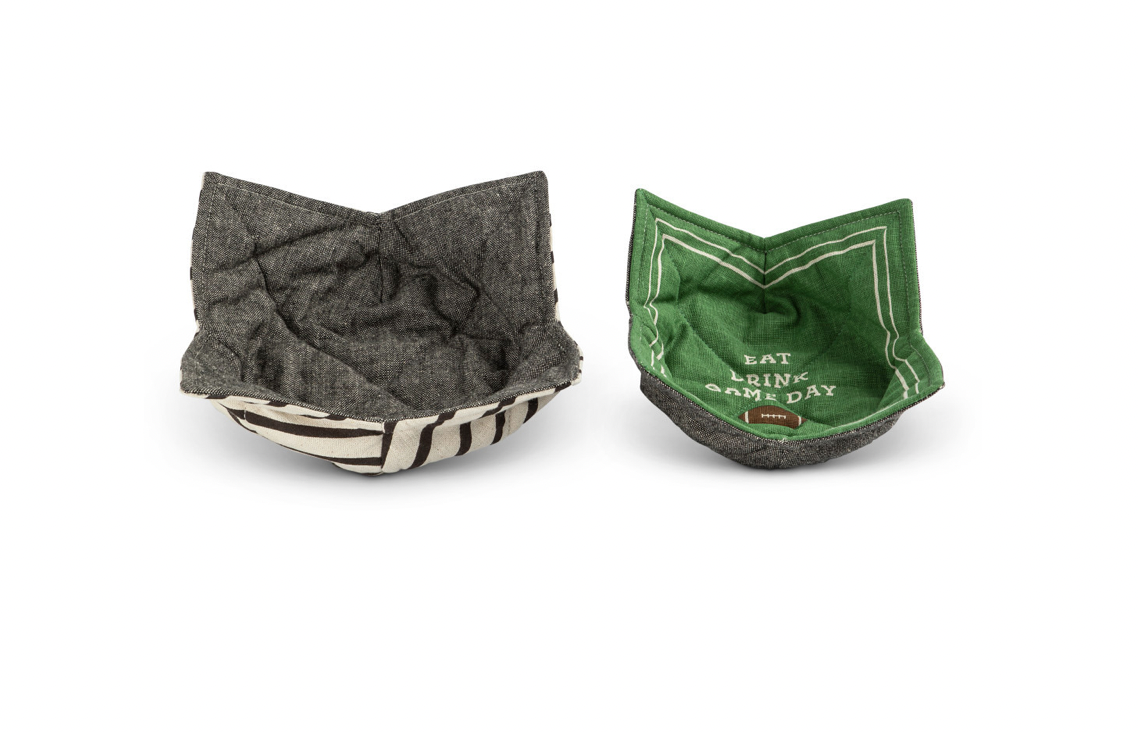 Bowl Cozy Set of Two- Game Day Print