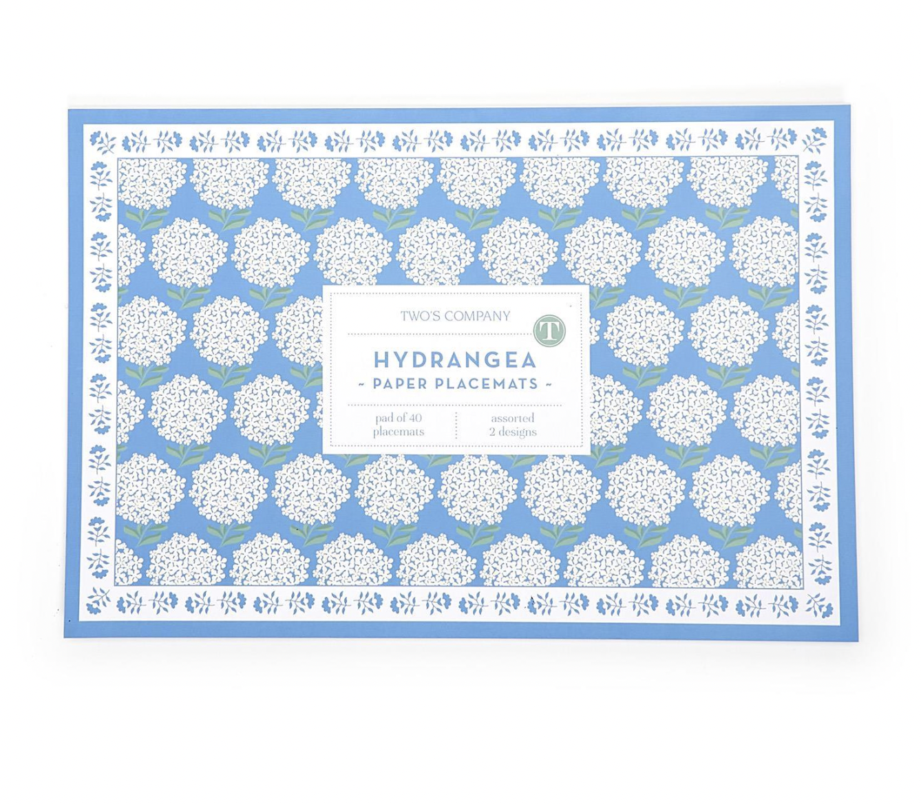 Hydrangea Paper Placemats