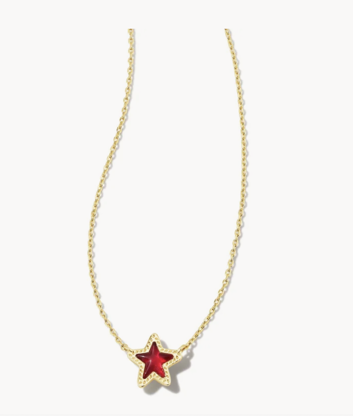 Jae Star Gold Cranberry Necklace