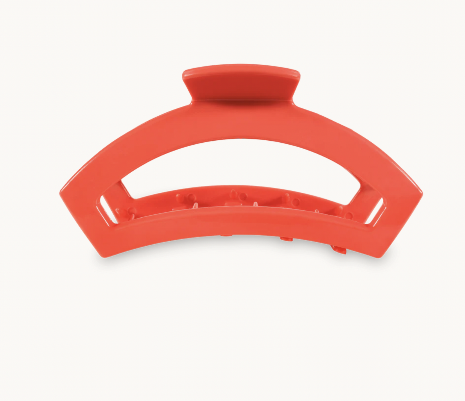 Coral Large Open Hair Clip