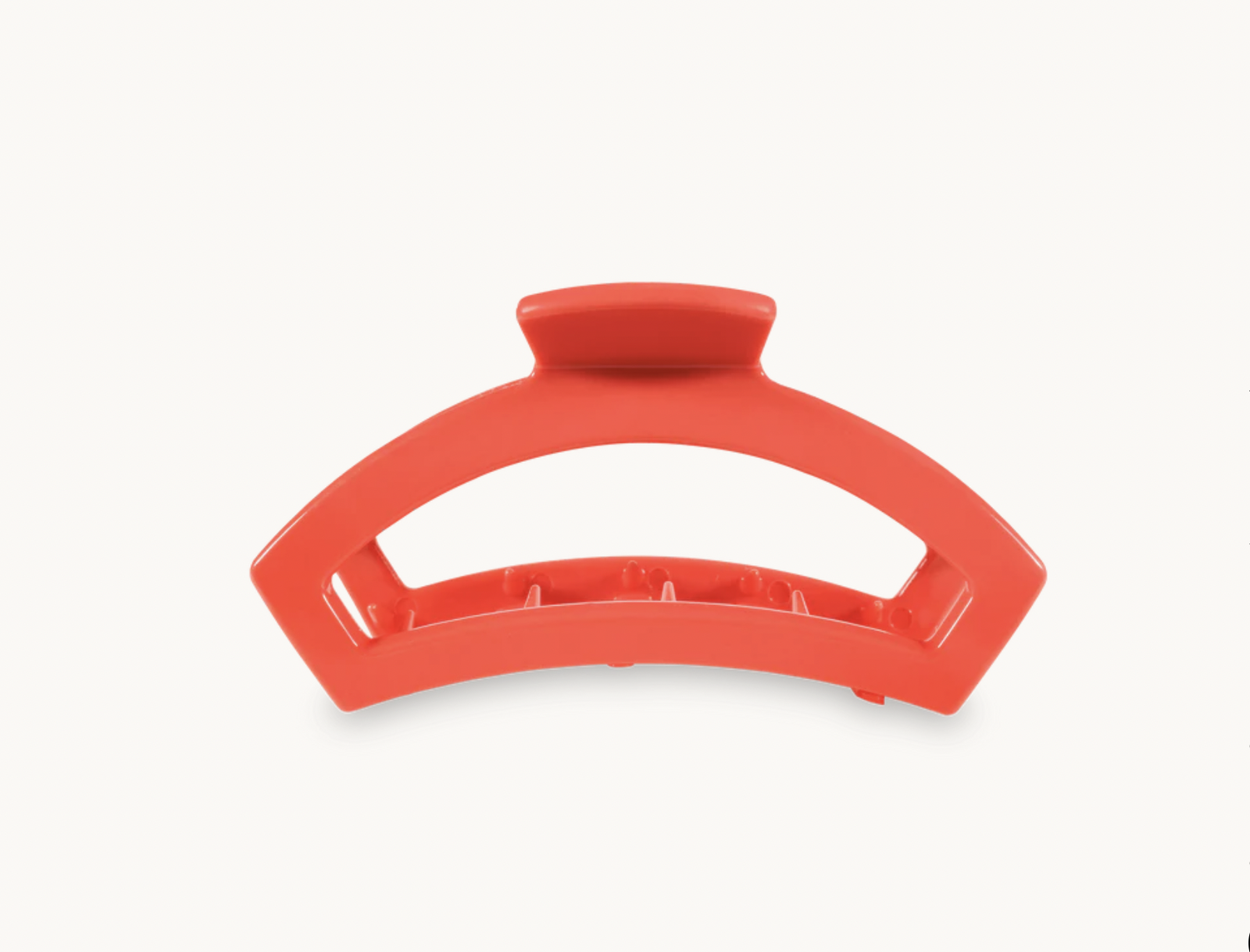 Coral Medium Open Hair Clip