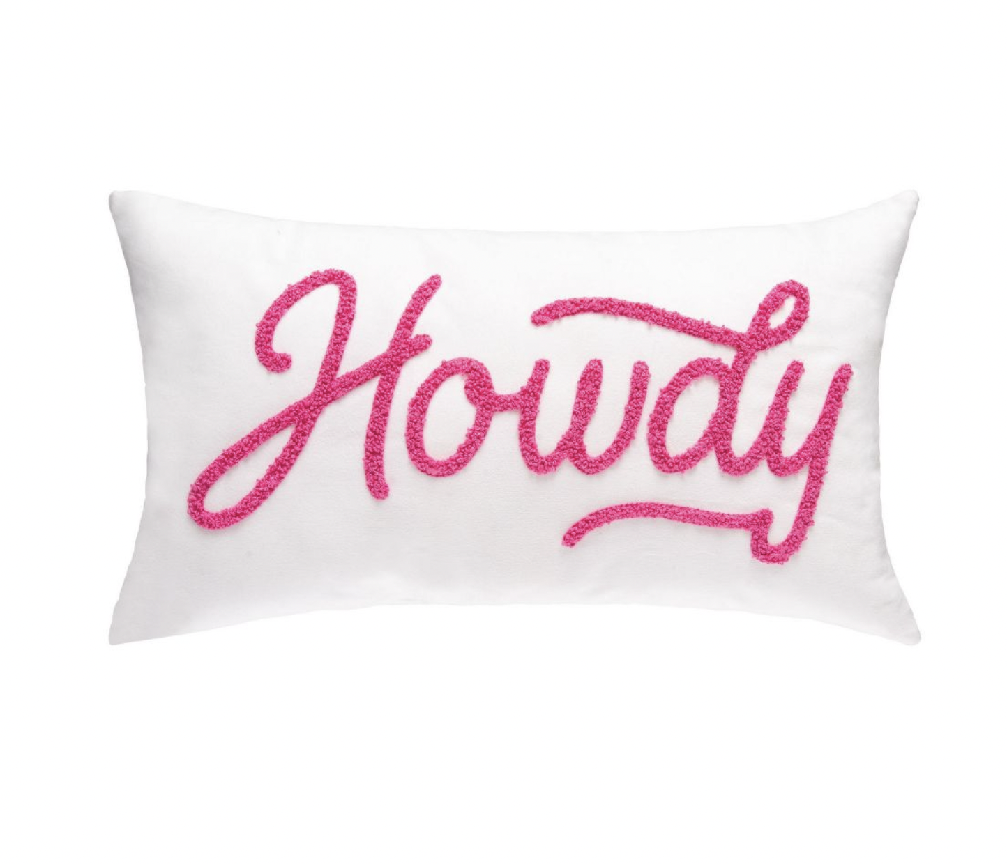 Howdy Towel Loop Lumbar Pillow