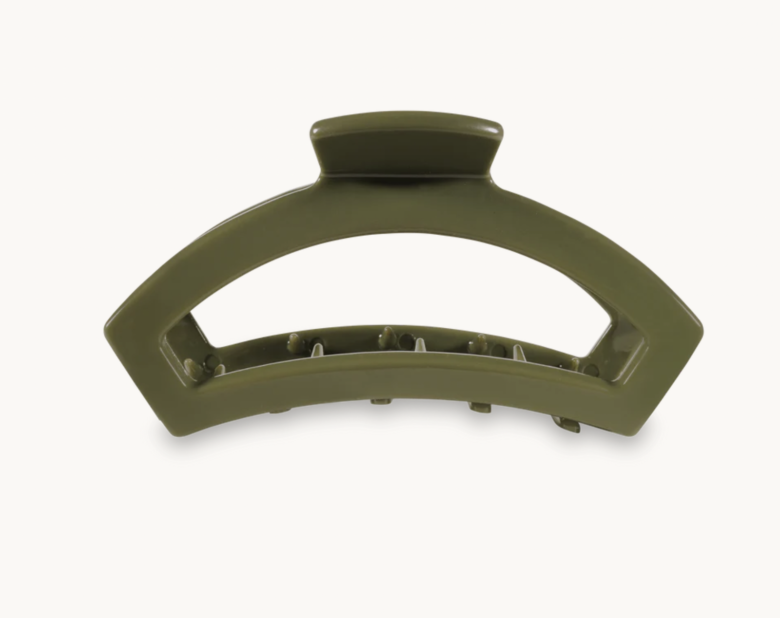 Olive Large Open Hair Clip