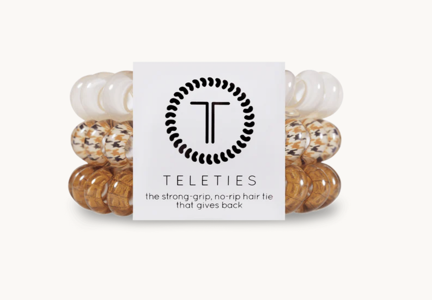 Teleties Upstage Beige- Large