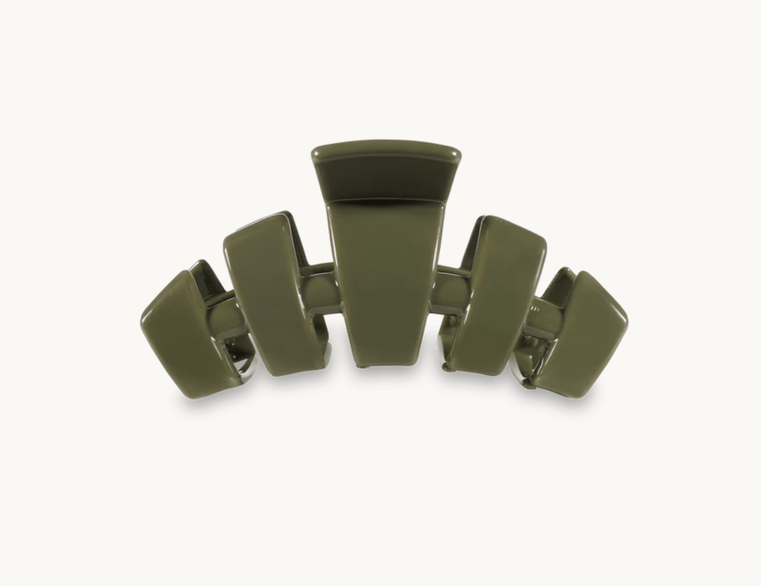 Olive Tiny Classic Hair Clip