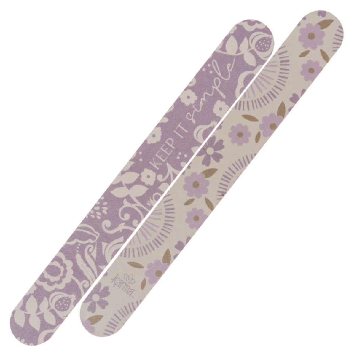 Lilac Dandelion Emery Board