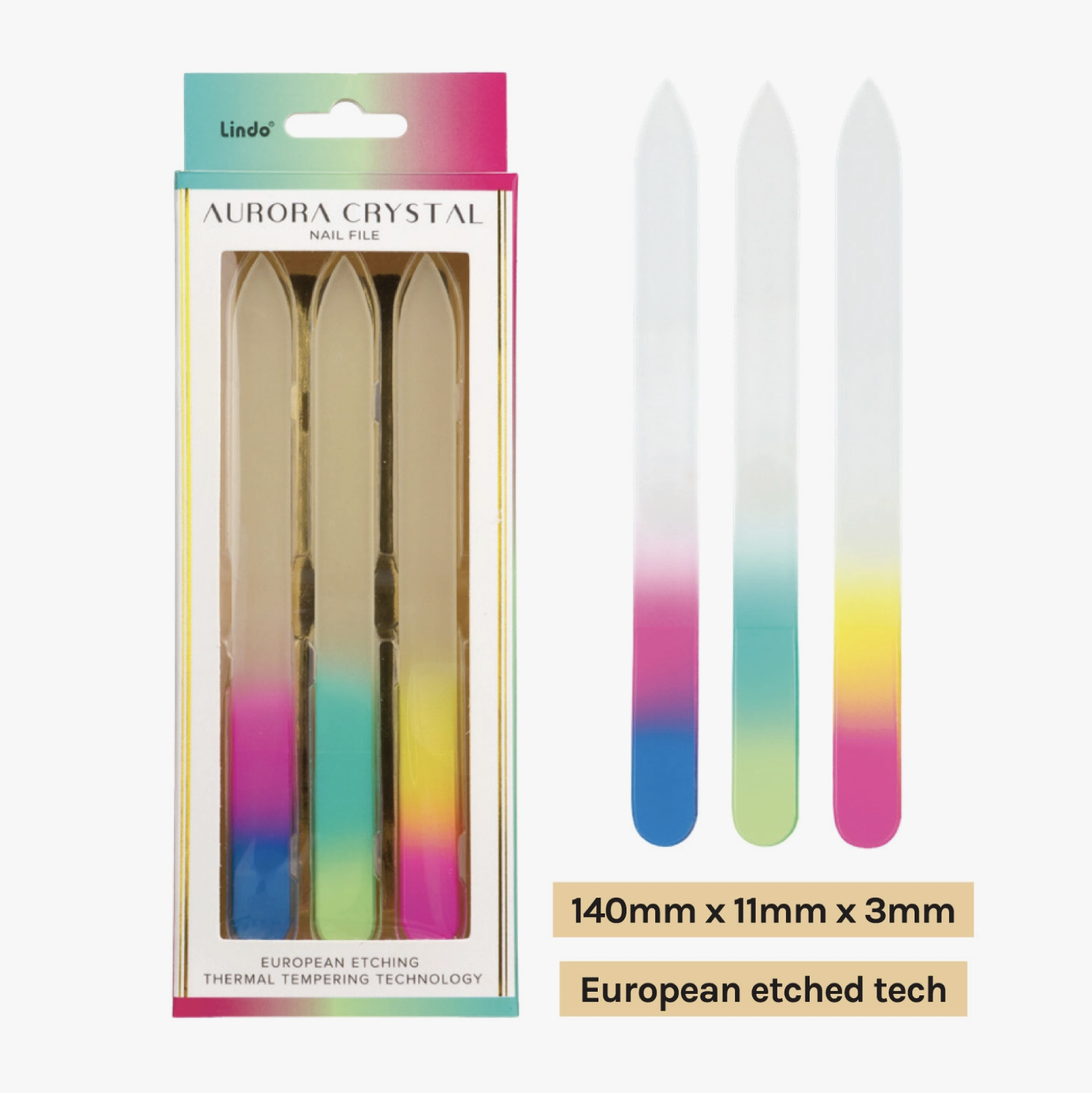 Aurora Crystal Nail File