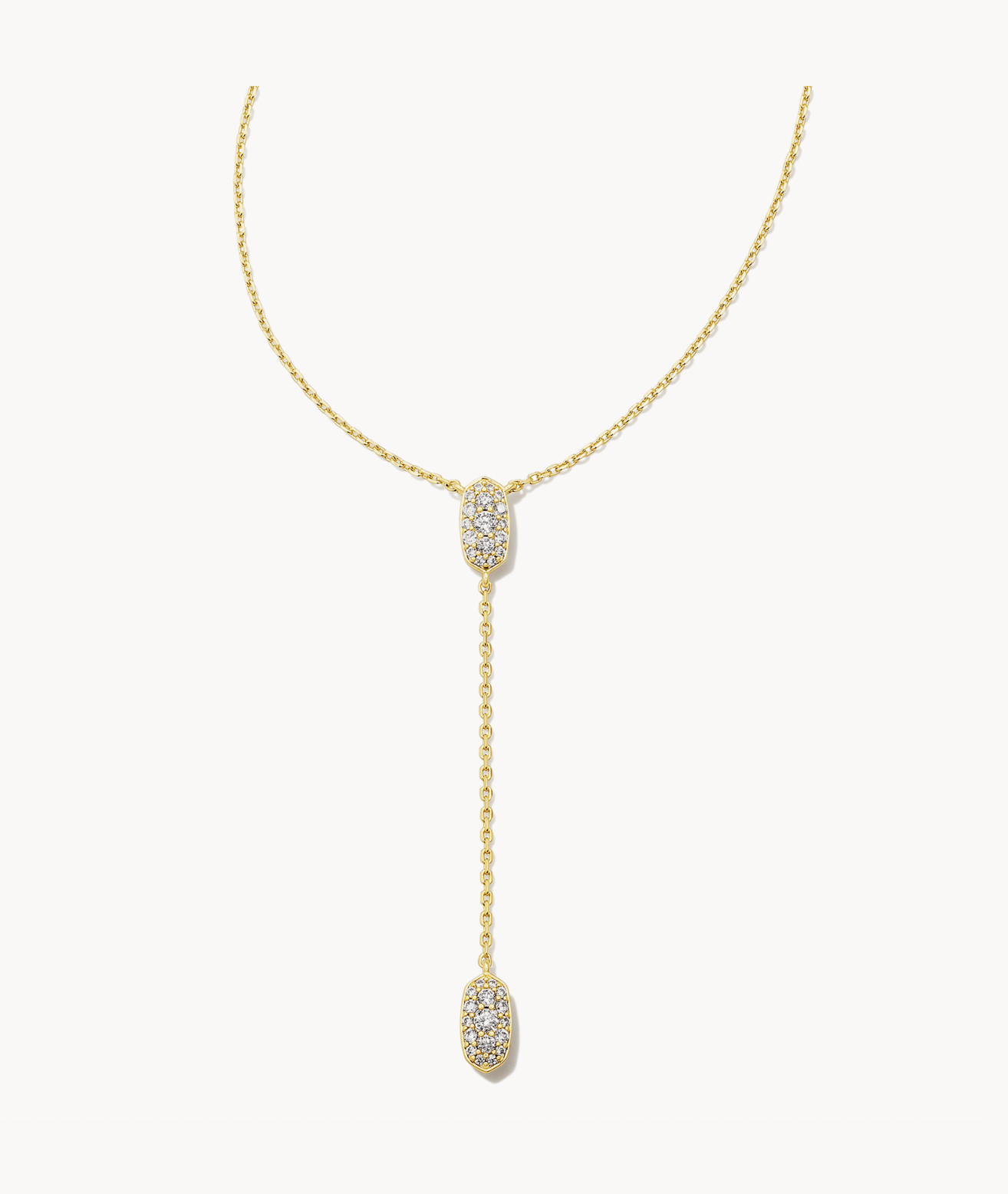 Grayson Y White Gold Nickel Necklace