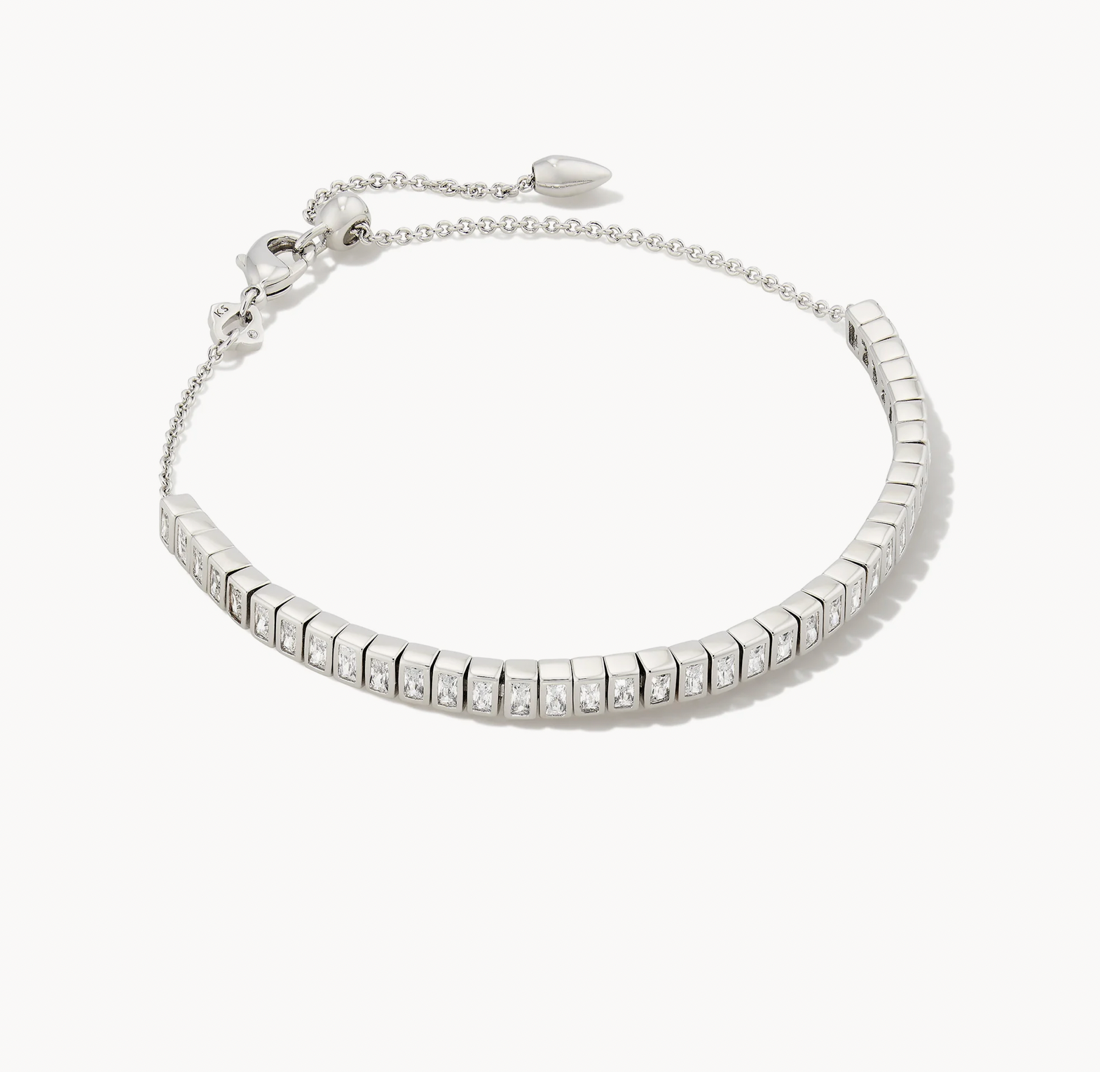 Gracie Rhod White Tennis Bracelet