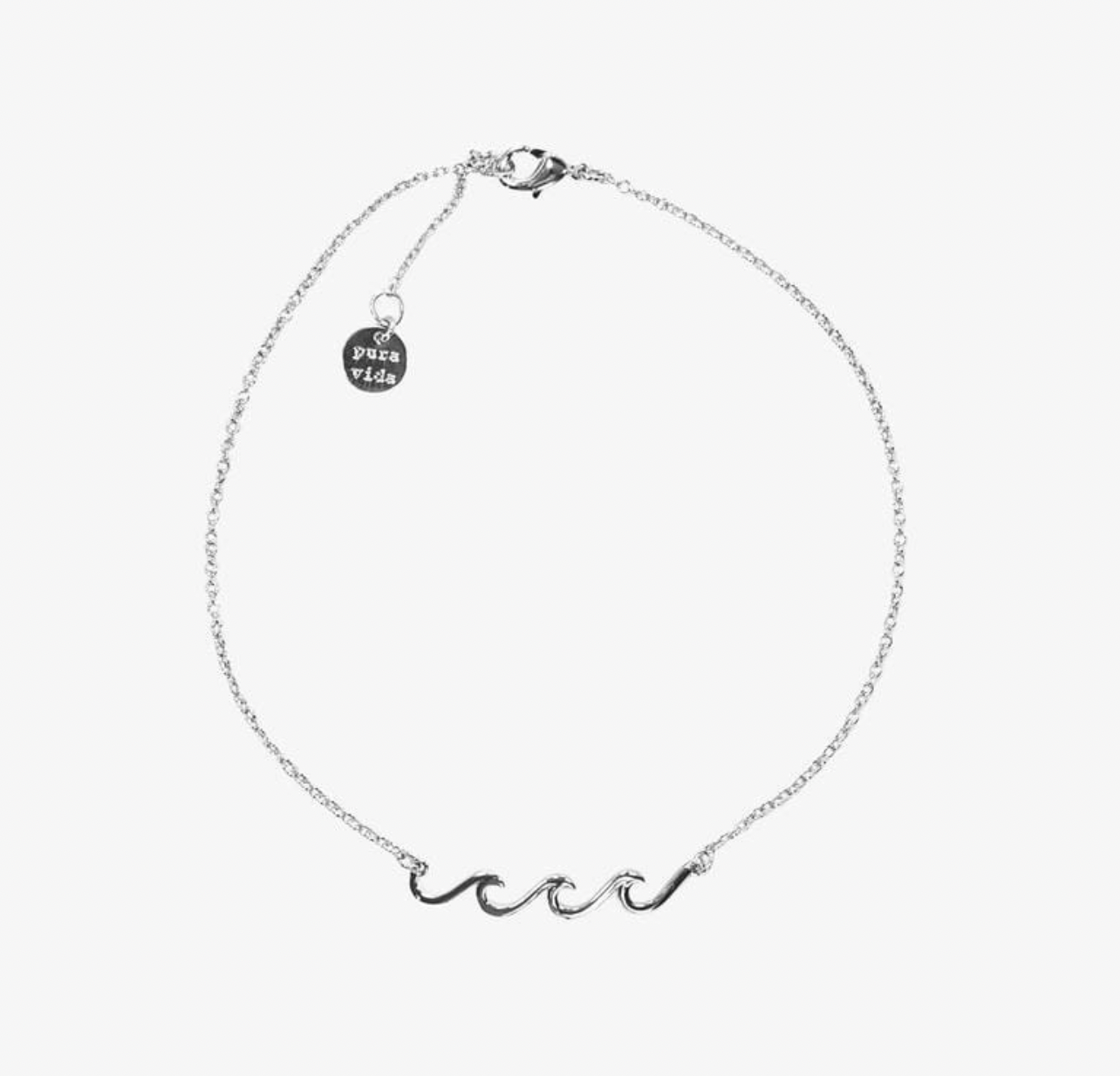 Pura Vida Delicate Wave Anklet