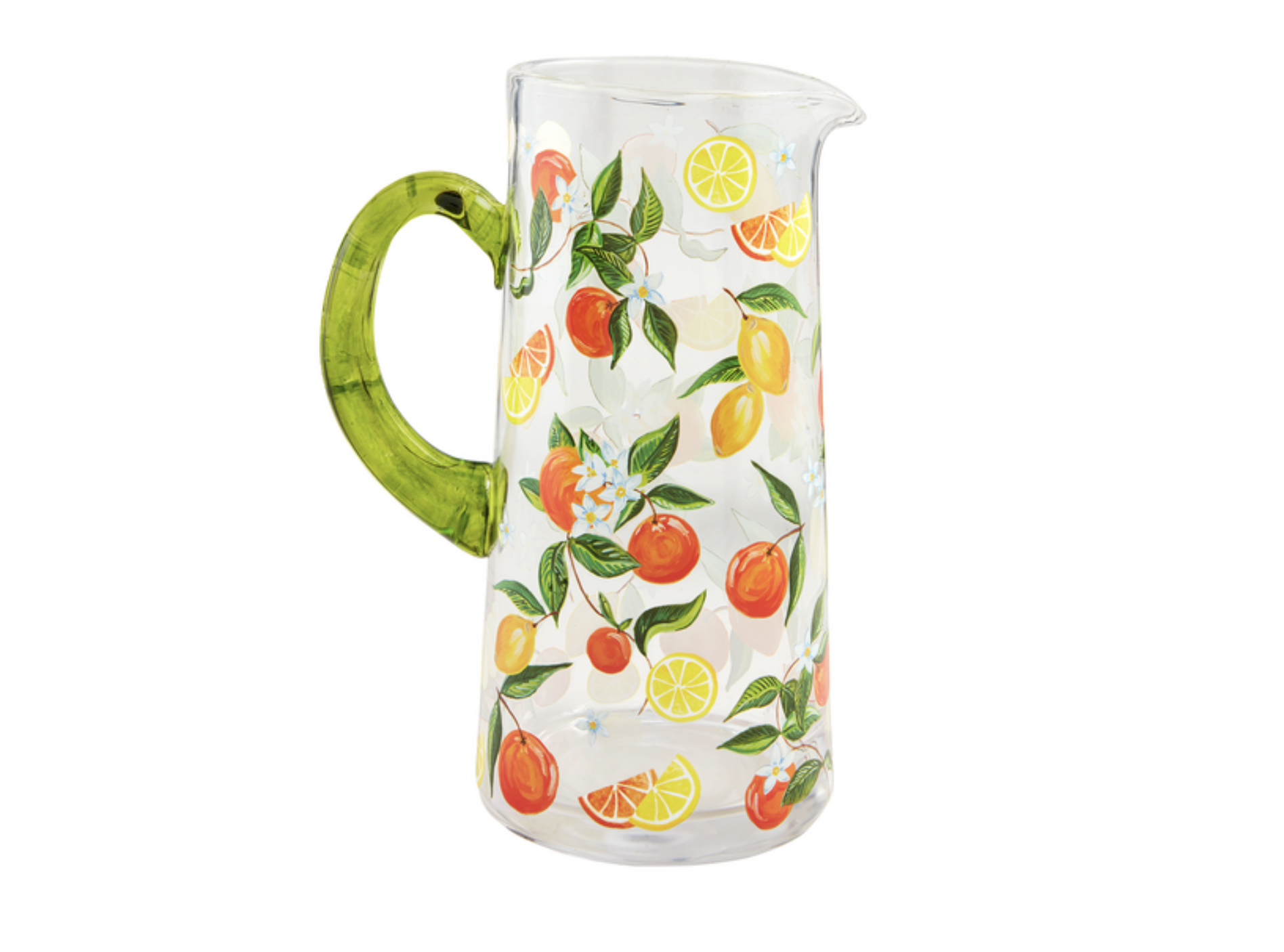 Mud Pie Fruit Glass Pitcher