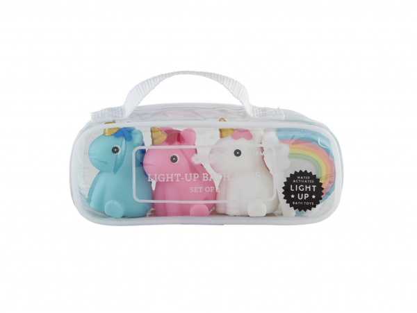 Unicorn Bath Light Up Toy Set - The Burlap Buffalo