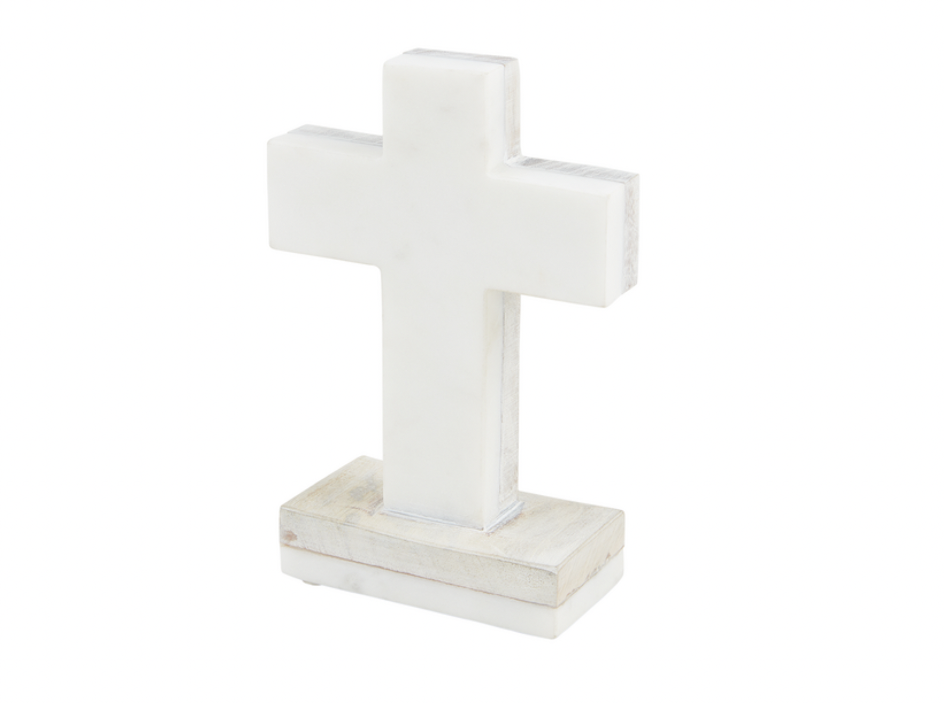 White Marble Standing Cross