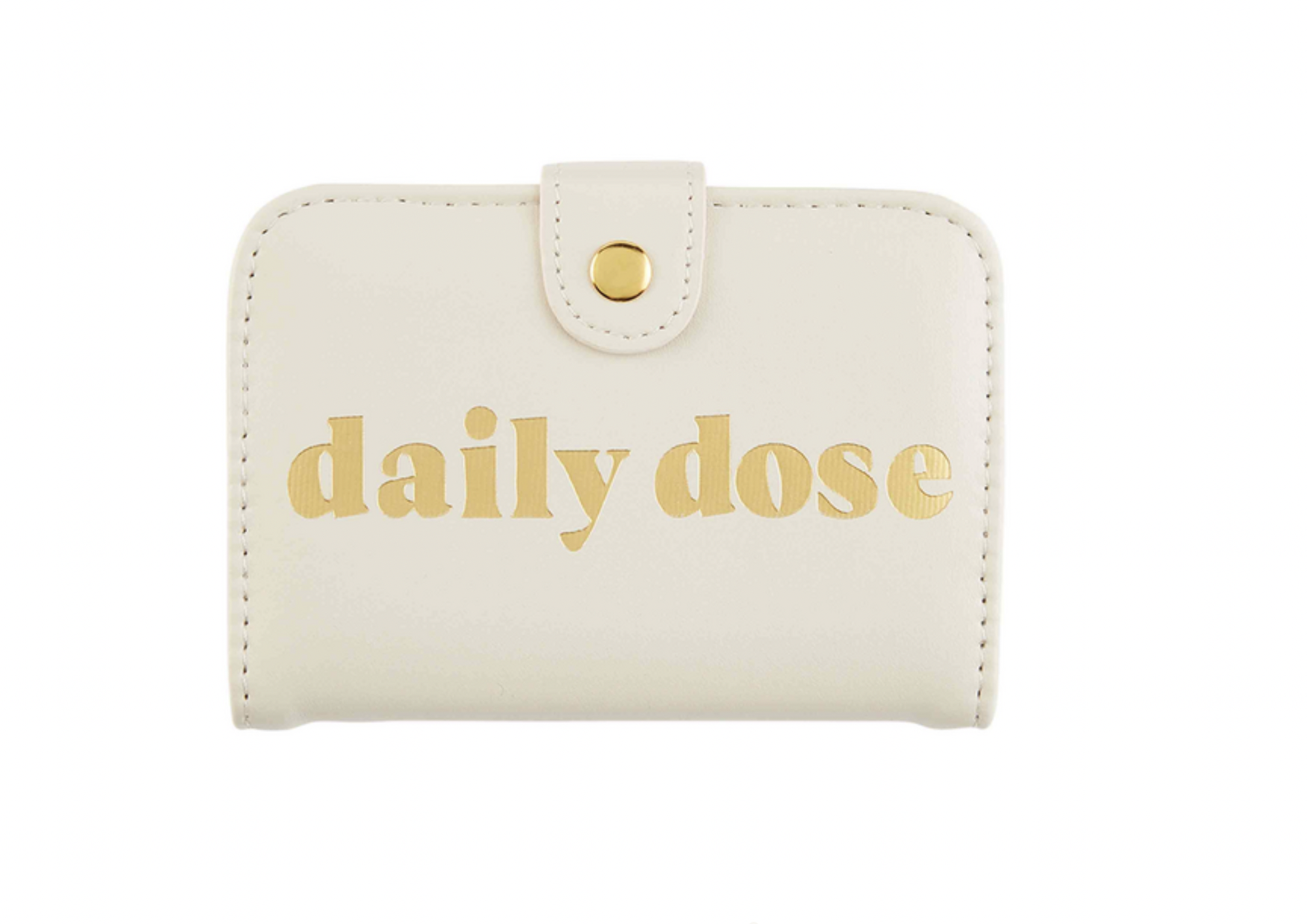 Daily Dose Pill Case-Cream