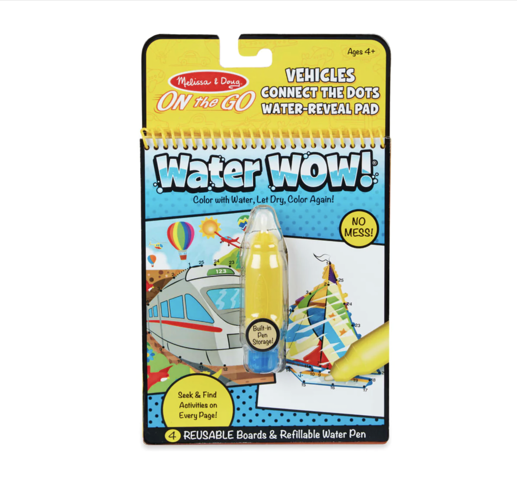 Water Wow! Vehicles On the Go Travel Activity