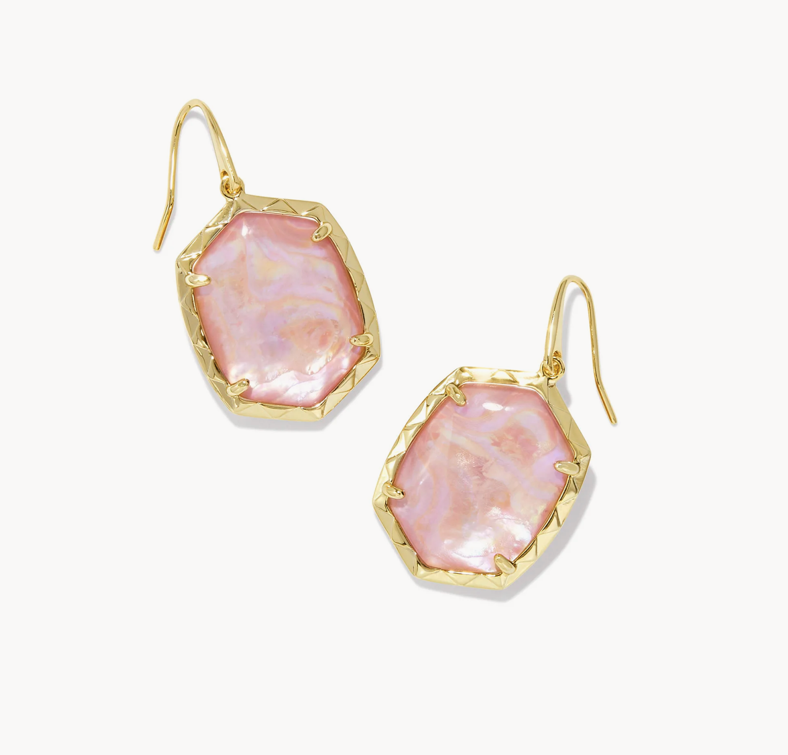 Kendra Scott Daphne Drop Pink Earrings