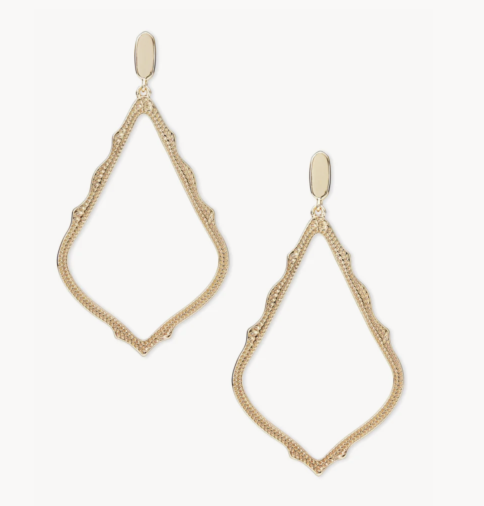 Sophee Clip On Earrings Gold Metal