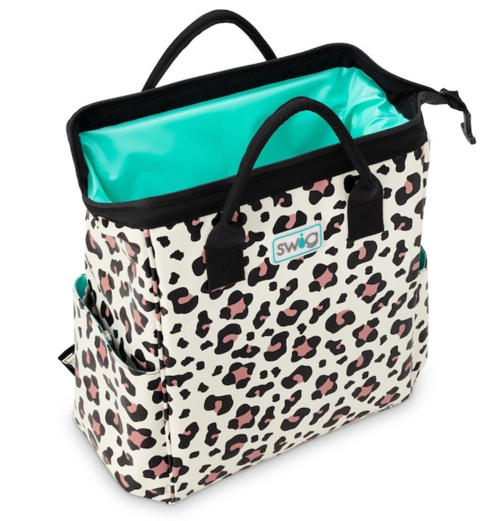 Swig Luxy Leopard Backpack Cooler - The Burlap Buffalo