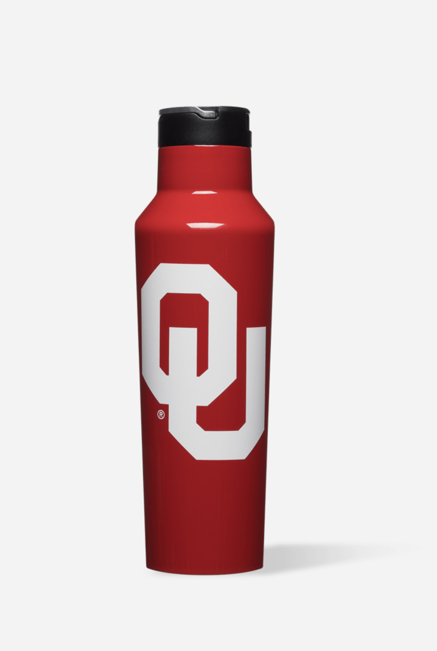 Corkcicle 20 oz Canteen: OU Crimson