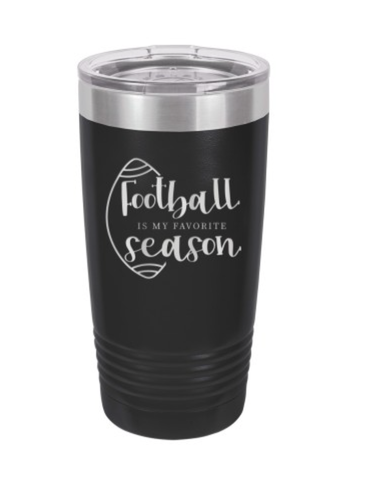 Football Is My Favorite Season Tumbler