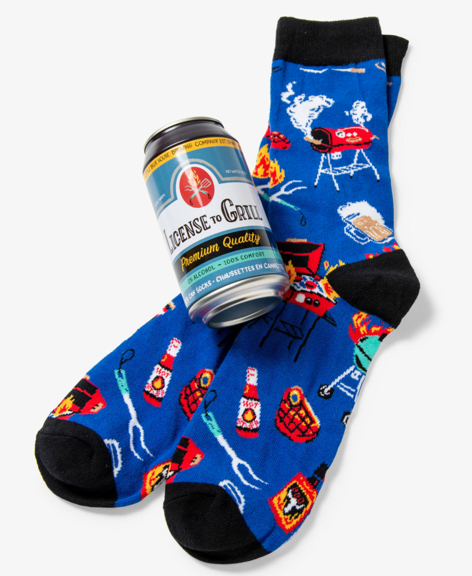 Licensed to Grill Beer Can Socks