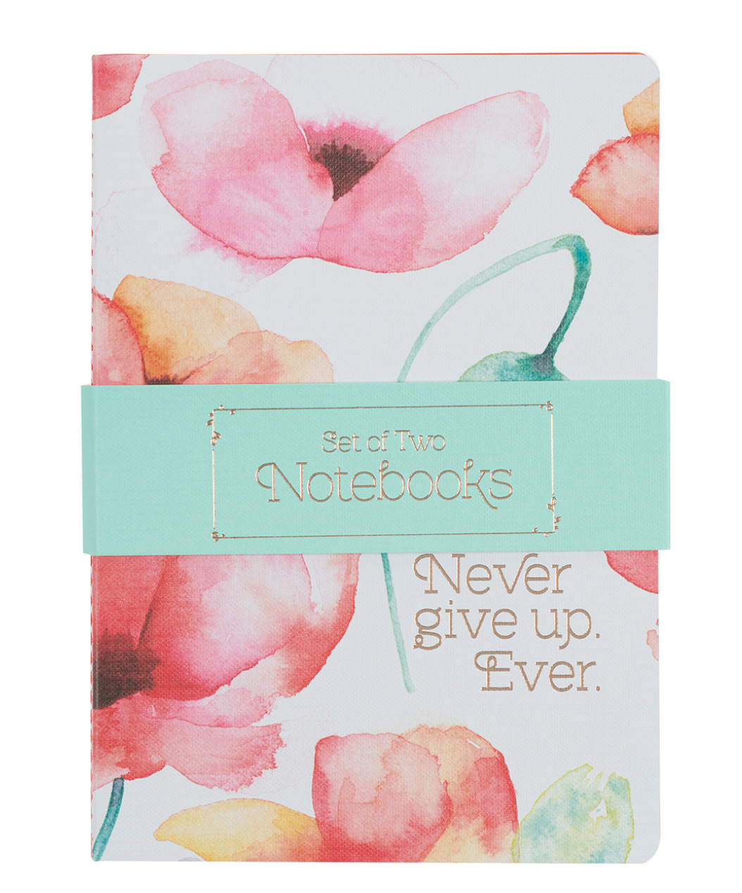 Coral Poppie's Set of Two Notebook's