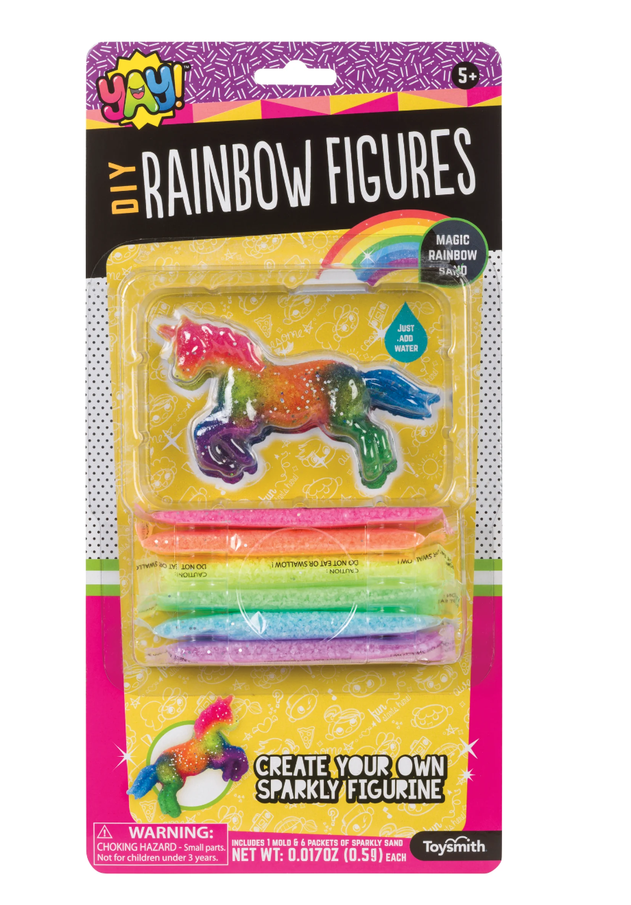 DIY Rainbow Magic Sand Figure's-Unicorn or Dolphin
